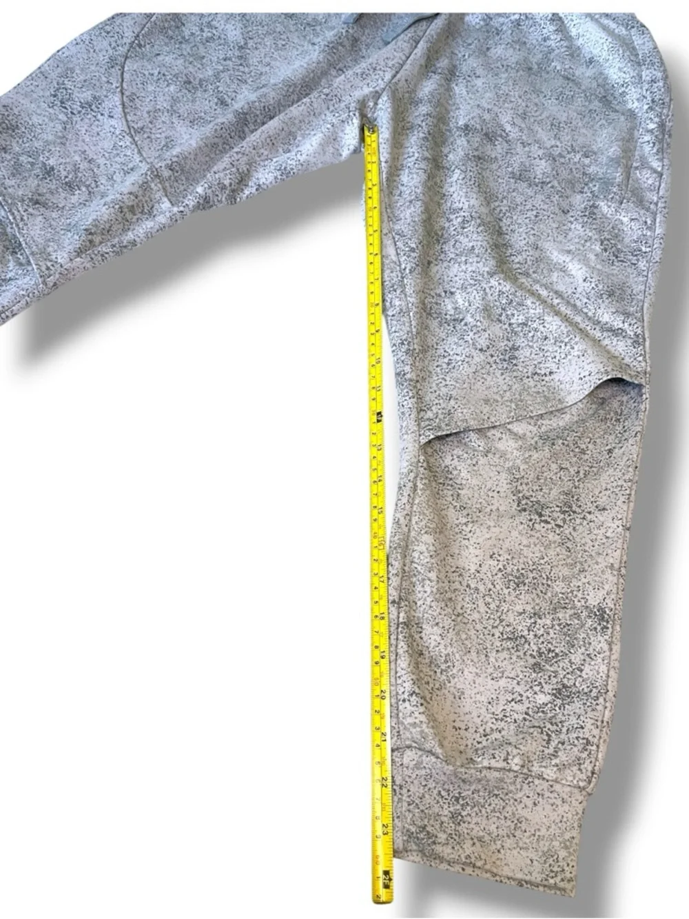 Gymshark Gray Speckled Joggers Mens Medium Athletic Sweatpants Tapered Gym
